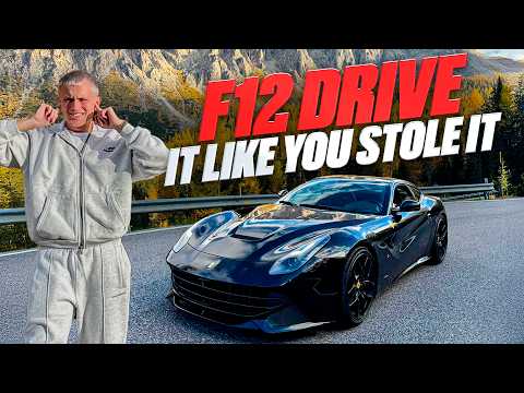 Drifting my STRAIGHT PIPED FERRARI F12 like its a 1.500€ E36 - Full Sends only!