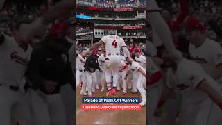 4 Walkoffs, 3 Teams, 1 Night in the Cleveland Guardians Organization #mlb #milb #cleveland #walkoff