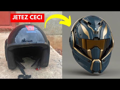 Cet africain crée un casque futuriste qui refroidit la tête avec d'autres fonctions