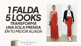 1 falda, 5 looks. Transforma una prenda en tu mejor aliada | Consuelo Guzman | Arquitectura Personal