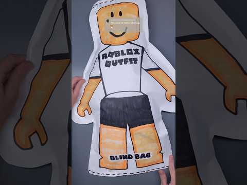 Roblox Outfit Blind Bag!#blindbag #diy #papercraft #squishy #papersquishy #youtubeshorts #unboxing