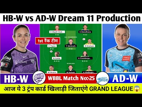 HH W vs AS W Dream 11 Prediction| HH W vs AS W Dream 11 Team| HH W vs AS W Team Comparison|