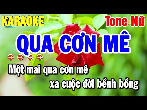 Qua Cơn Mê Karaoke Nhạc Sống Tone Nữ Beat Dễ Hát | Thanh Hải