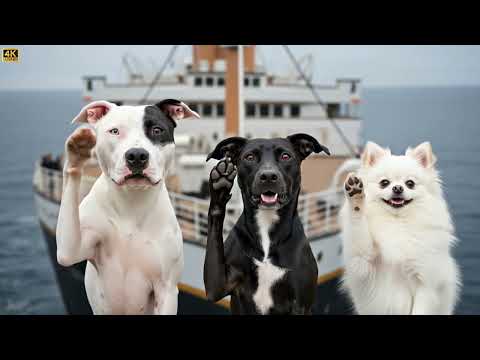 Me Lembra Titanic, Mas Com Muito Mais Fofura! Música Relaxante + Doguinhos com My Heart Will Go On