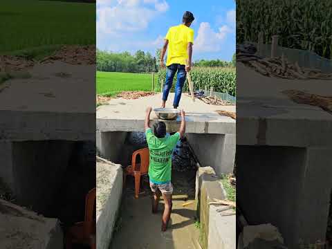 Removed chairs from under the bridge and turned off the water