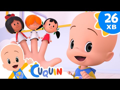 Клео та Кукiн 👋 Пальчикова сім'я 👨‍👩‍👦 Улюблені дитячі мультики 👋 Cleo & Cuquin