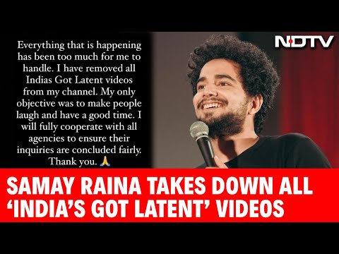 Samay Raina News | Comedian Deletes All 'India's Got Latent' Videos Amid Ranveer Allahbadia Row