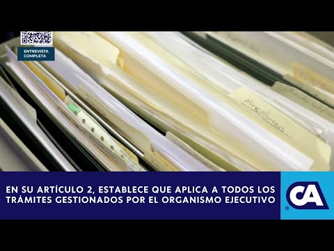 Entrevista: Modernización del Gobierno y aplicación de ley de simplificación de trámites