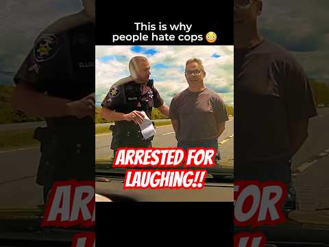 Bro Got Arrested For Laughing 😳 #cops