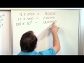 Multiplying by Powers of 10 in 5th Grade Math