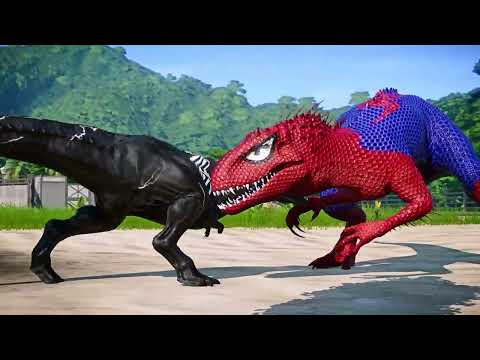 SPIDER-MAN Takes on The FLASH in Epic Jurassic World Evolution Battle!