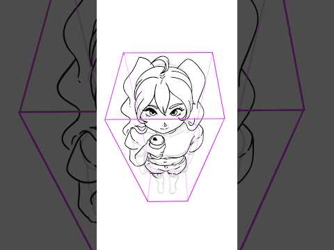 REDISEÑO TU DIBUJO 🐬 Cómo dibujar cualquier pose desde arriba (Parte 6)