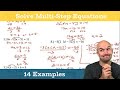Simplifying Multi-Step Equations
