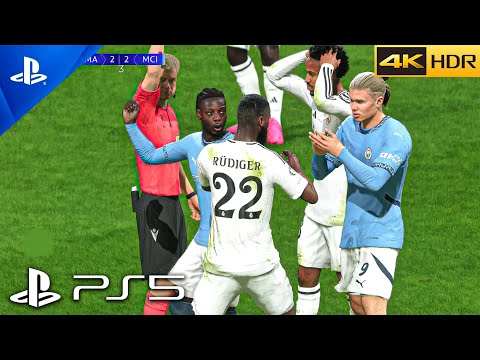 (PS5) EA FC 25 - REAL MADRID VS MAN CITY Final | Realistic ULTRA Graphics Gameplay [4K 60FPS HDR]