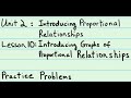 Understanding Proportional Relationships