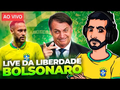 REACT - BOLSONARO e NEYMAR - SUPER LIVE DA LIBERDADE / Sorteio RX6600M vire membro no TIPA