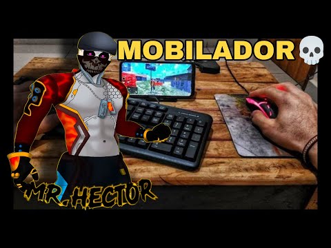JUGANDO POR PRIMERA VEZ EN MOBILADOR 🤯 FREE FIRE 💀 PARECE EMULADOR