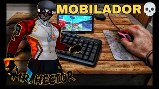 JUGANDO POR PRIMERA VEZ EN MOBILADOR 🤯 FREE FIRE 💀 PARECE EMULADOR