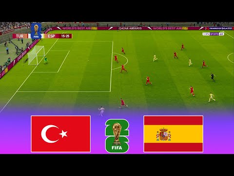 PES - TURKEY vs SPAIN - FIFA World Cup 2026 (USA) - Full Match All Goals EN VIVO - Gameplay PC