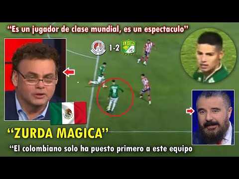 "ES DESCOMUNAL" PERIODISTAS MEXICANOS SE RINDEN a PARTIDAZO de JAMES RODRIGUEZ con LEON HOY