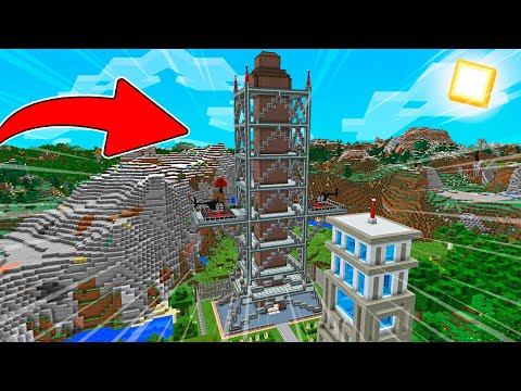 LA NUEVA LANZADERA ESPACIAL DE JENGA CITY EN MINECRAFT TROLL 🚀