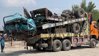 Unbelievable Pakistani Truck Breakdown, Road Accident and Complete Restoration