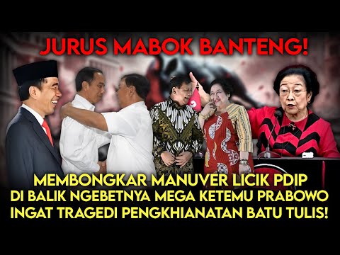 Jurus Mabok Banteng❗️Kebongkar, Taktik Licik PDIP Di Balik Ngebetnya  Megawati Pengin Ketemu Prabowo