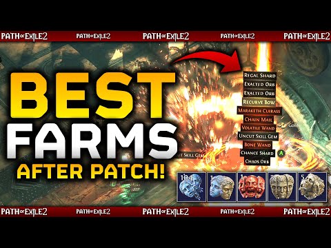 BEST FARMS After Patch 0.1.0e - Fast Exalt Orbs, Uniques, Rares, Gems, Gold & XP - Path Of Exile