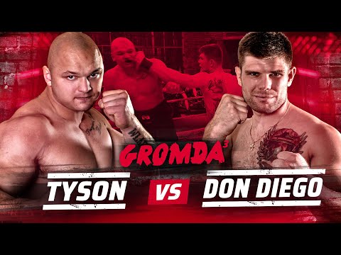 GROMDA 3: TYSON vs Mateusz DON DIEGO Kubiszyn. CAŁA WALKA I Historyczne starcie na gołe pięści!