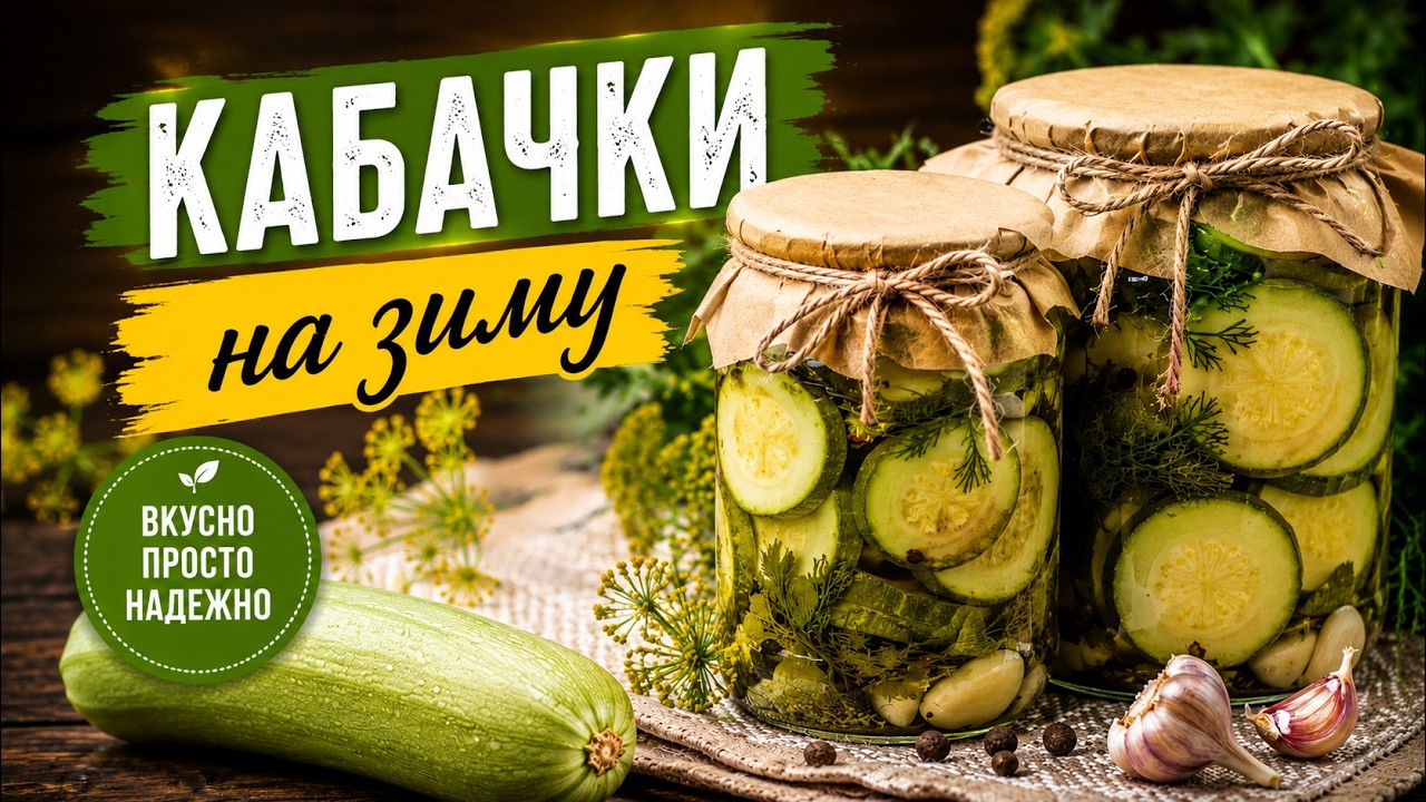 Рецепт: Маринованные Кабачки на зиму