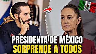 Sheinbaum RESPONDE sobre la Reelección de Bukele y Sorprende a Todos🤯
