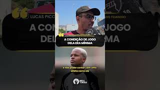 PICCINATO EXPLICA PORQUE JHONSON COMEÇOU A FINAL NO BANDO DO CORINTHIANS