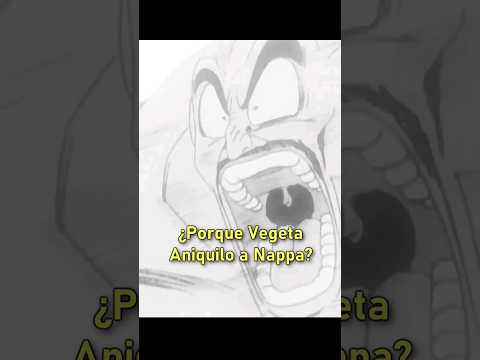 ¿Porque Vegeta aniquilo a Nappa? Dragon Ball Z #shorts