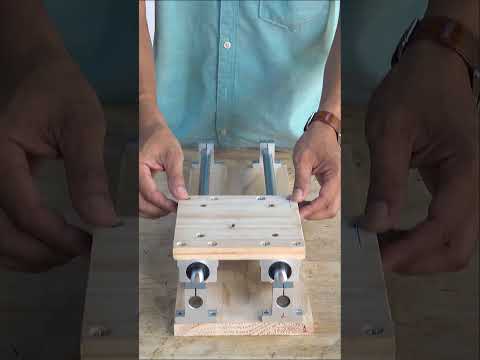 Amazing DIY Wooden Dowell with Router Guide Jig ( Part 1 ) #shorts #woodworking #diy #trending