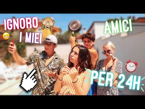 IGNORO I MIEI AMICI PER 24H😱 |LO|💋 *FALLIMENTARE*🤦🏻‍♀️