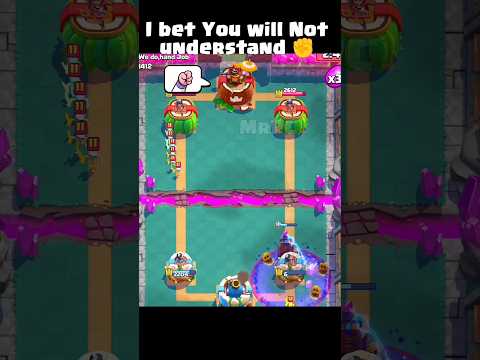 High IQ clash moment 🧠#clashroyale