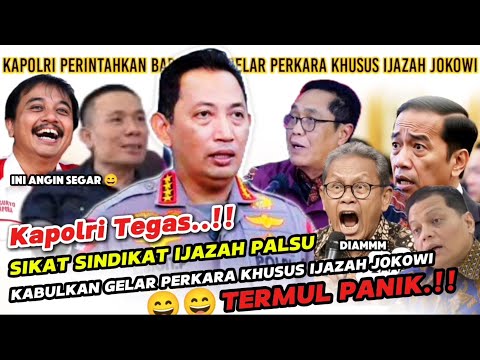 TERMUL PANIK ! Bareskrim kabulkan gelar perkara khusus Ijazah palsu Jokowi