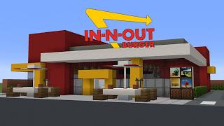How to build an In-N-Out Burger in Minecraft