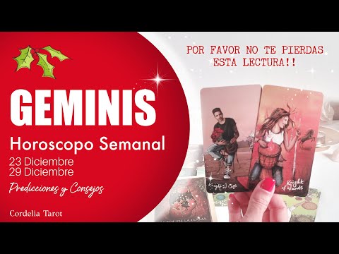 ⭐️GEMINIS! QUE LECTURA!! TU AMOR VERDADERO CADA VEZ MAS CERCA.. Horóscopo / Tarot Semanal Cordelia