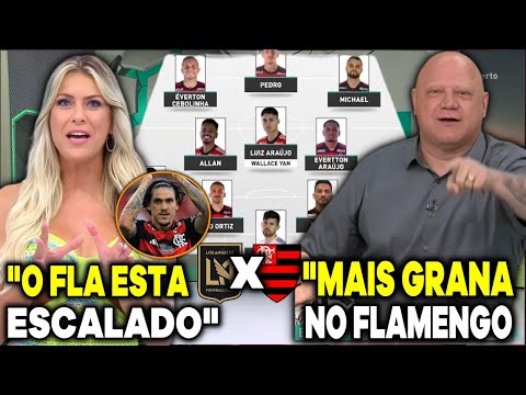 JOGO ABERTO FLAMENGO "RENATA E RONALDÃO REAGEM A ESCALAÇÃO DO MENGÃO" MUDANÇAS DE ULTIMA HORA