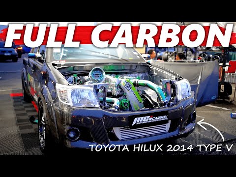MODIFIKASI TOYOTA HILUX JADI FULL CARBON !!