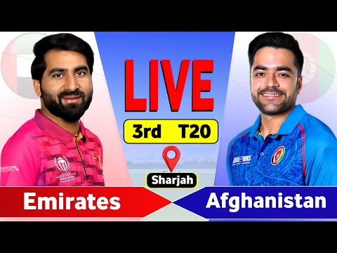 Afghanistan vs UAE 3rd T20 Match | AFG vs UAE Live Scores & Commentary