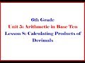 Decimal Operations and Measurement Problems
