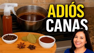 Adiós Canas con Este Remedio Casero 100% Natural | Oscurece el Cabello Sin Tintes