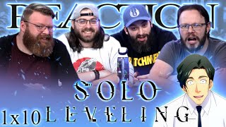 Solo Leveling 1x10 REACTION!! "What Is This, a Picnic?"