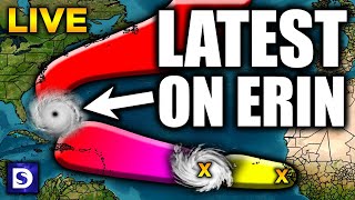 🔴BREAKING: Major Hurricane Erin Update & Watching More In The Tropics...