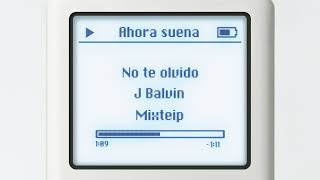 J Balvin - No Te Olvido (Official Audio)