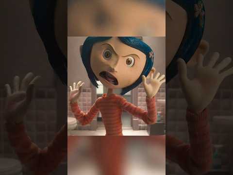 The girl discovers a secret door in a 130-year-old house. ||Film:Coraline #shorts #cartoon #film
