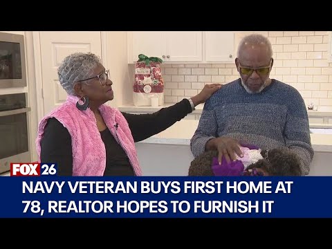 US Navy veteran in Houston buys first home at 78, realtor hopes to get it furnished