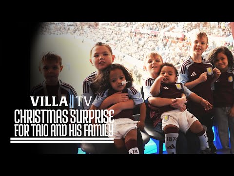 A Magical Christmas Surprise | Taoi's Match Day at Villa Park!